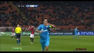 Милан 0:1 Зенит