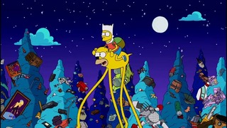 Simpsons Adventure Time Couch Gag