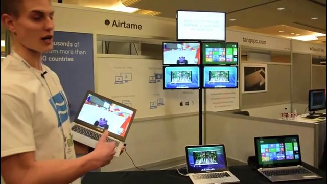 CES 2014: Airtame wireless display dongle | Engadget