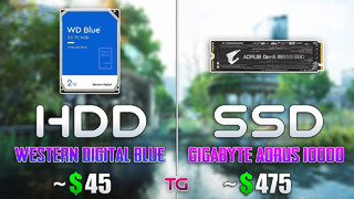 Regular HDD vs Fastest SSD PCIe 5.0 – How Big is the Difference
