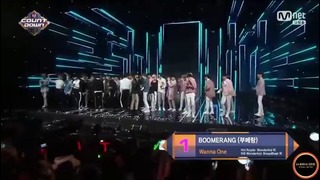 Вторая победа Wanna One на муз. шоу с песней BOOMERANG (부메랑) @ M Countdown