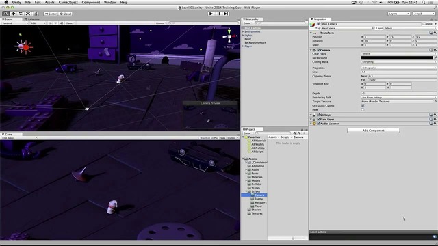 Survival Shooter Tutorial – 3 of 10 – Camera setup