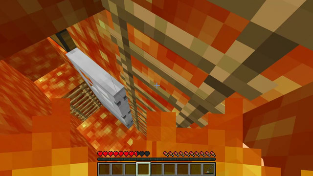 НЕБОСКРЁБ ИЗ ВОДЫ ПРОТИВ НЕБОСКРЁБА ИЗ ЛАВЫ В МАЙНКРАФТ | Компот Minecraft