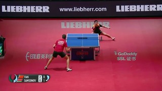 Fan Zhendong vs Vladimir Samsonov I 2018 ITTF Men’s World Cup Highlights (1-4)
