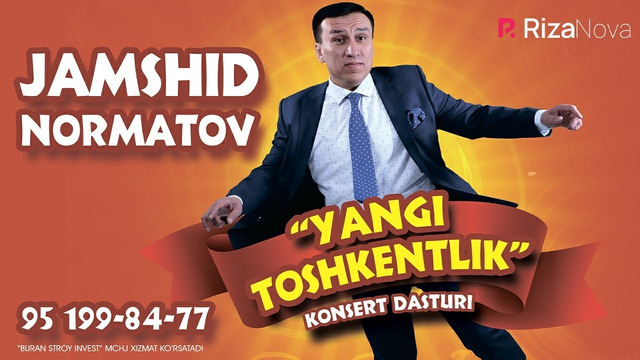 Afisha – Jamshidbek Normatov – Yangi Toshkentlik nomli dasturi 12-fevral kuni konsert beradi 2022