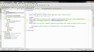 Android Studio Tutorial – 62 – Custom Background for Action Bar