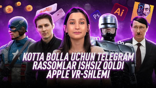 Kotta bolla uchun yangi Telegram / Rassom kasbi o’ldi (mi?) / Apple VR-shlemi — Pakapak News
