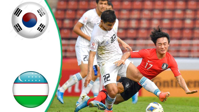 Узбекистан – Южная Корея | Молодежный чемпионат АФК U17 | 1/2 финал | Обзор матча