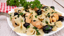 Макароны со шпинатом и курицей – вкусное и плотное блюдо