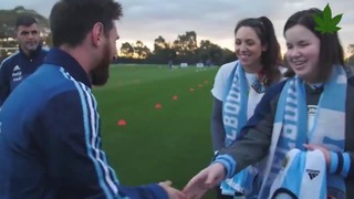 Messi meets Melbourne fans