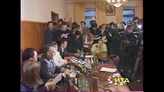 Развал СССР 1991 декабрь 09 в программе ТВ Информ (Время)