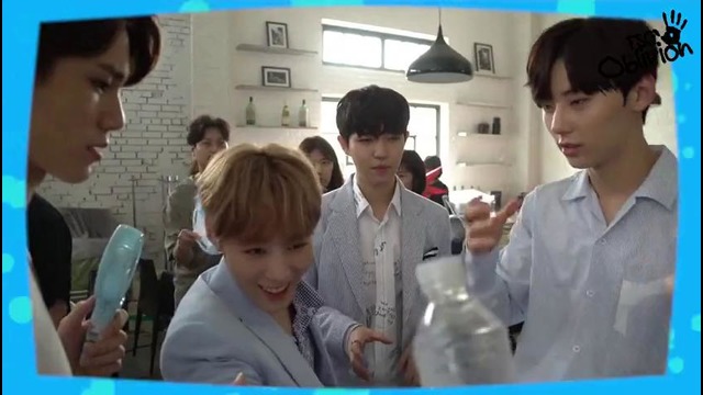 Наши старшенькие за кадром рекламы wanna one