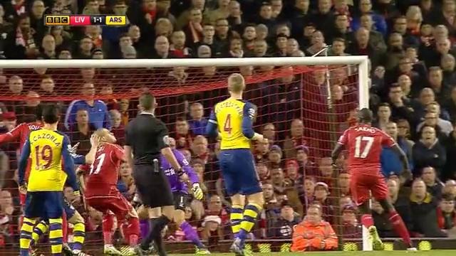 Liverpool FC 2-2 Arsenal EPL 21/12/2014