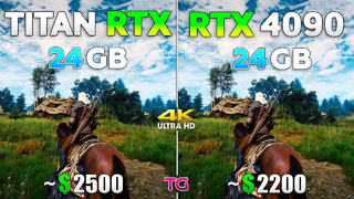 TITAN RTX vs RTX 4090 – Test in 4K