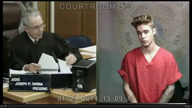 Justin Bieber Qamoqqa Olindi
