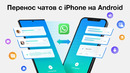 Резервное копирование и перенос чатов с iPhone на Android – Обзор Wondershare MobileTrans