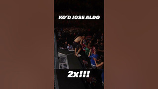 Max Holloway Knocked Out Jose Aldo 2 TIMES