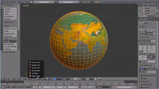 Blender UV Mapping – Making a Globe (World, Earth) and Packing the Image into the