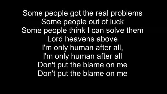 Rag‘n’Bone Man – Human Lyrics