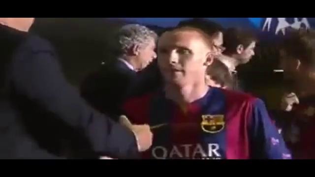 Церемония награждения Барселоны – Обладателя Лиги Чемпионов 2015