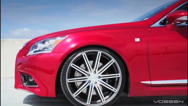 Vossen Lexus LS460 F sport on 22 quot; VVS CV4 Concave Wheels Rims (HD)