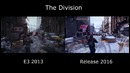 The Division PC E3 2013 vs Release 2016
