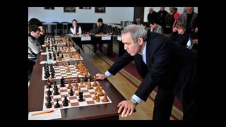 Шахматы. Каспаров применяет современную "тихую" итальянскую партию