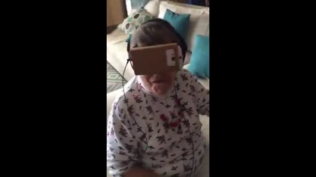 Grandma Tries VR for the First Time