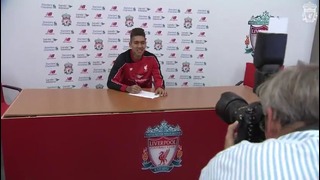 Roberto Firmino first day at Melwood