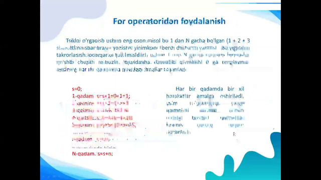 10 MA’RUZA; C dasturlash tilida takrorlanuvchi algoritmlar