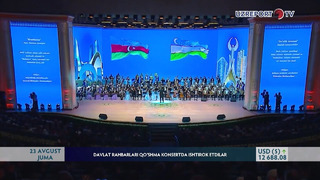 Davlat rahbarlari qo‘shma konsertda ishtirok etdilar