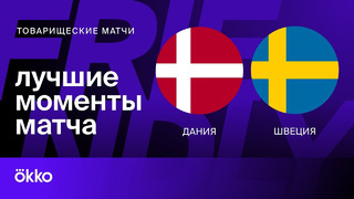 Дания – Швеция | Товарищеские матчи 2024 | Обзор матча