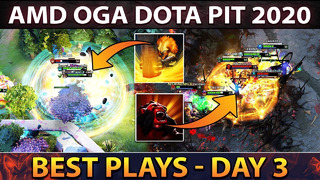 AMD OGA Dota PIT 2020 – Best Plays Day 2 – Dota 2 ft. s444444444444444444 Moment