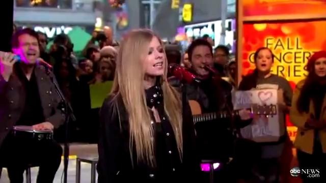 Avril Lavigne – Wish You Were Here @ Good Morning America 2011