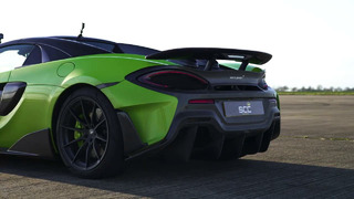 Lamborghini Aventador SVJ против McLaren 600LT: ГОНКА