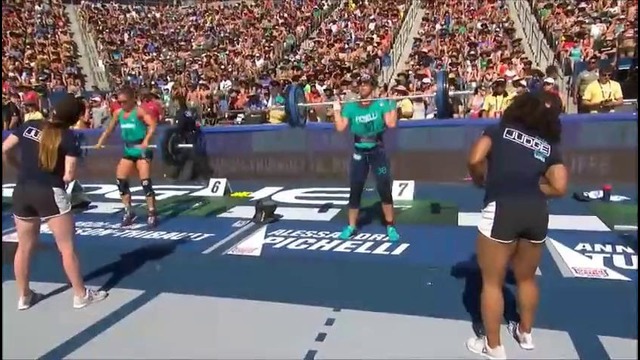 The CrossFit Games – Individual Clean Pyramid (women)