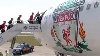 Liverpool FC. Reds arrive in Jakarta
