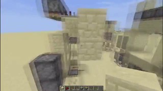 Minecraft Механизмы – Спиральная поршневая дверь 3х3 [1.9