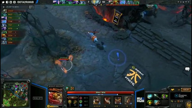 DOTA2: The Shanghai Major: Fnatic vs OG (LB Round 3, Game 2)