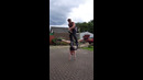 Man Jumps Unicycle Over Woman | People Are Awesome #shorts