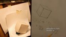 Обучение рисунку. Введение. 2 серия – кубик в ракурсе