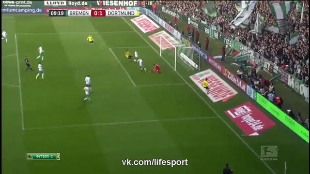 Вердер 1:3 Боруссия Дортмунд | Немецкая Бундеслига 2015/16 | 11-й тур | Обзор матча