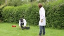 Видеосъёмка тенниса с подожжённым мячом в замедленной съемке