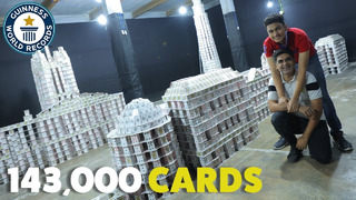 Building The Largest Playing Card Structure – Guinness World Records