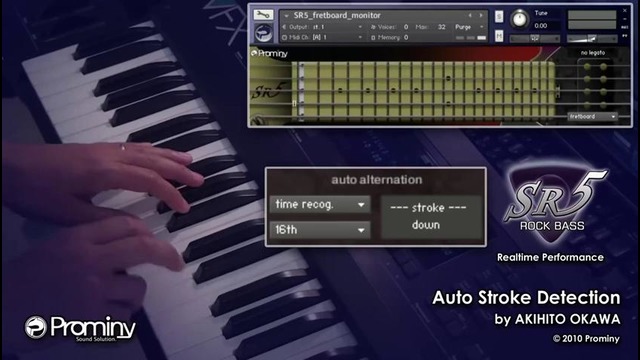 Prominy SR5 Rock Bass demo – Auto Stroke Detection