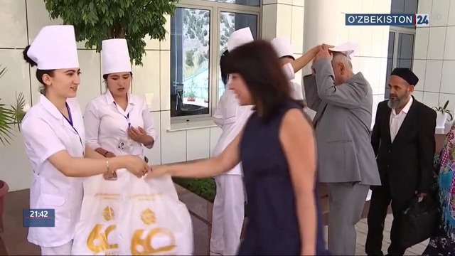 Бир гуруҳ зиёлилар Зомин санаторийсига