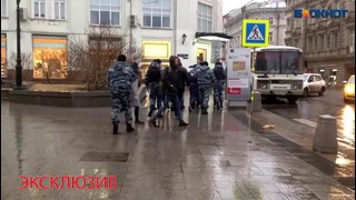 Задержание активистов СтопХам в центре Москвы