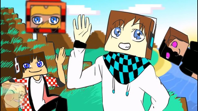 Приключения майнкрафтеров [ОВ] – Лололошка, Мистер Челендж, Фростбол, ФлэкДжиКей