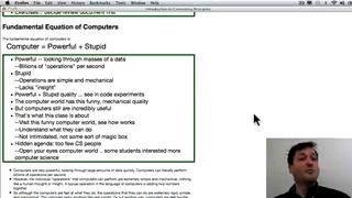 Computer science 101 – 1 – Introduction to Computing Principles