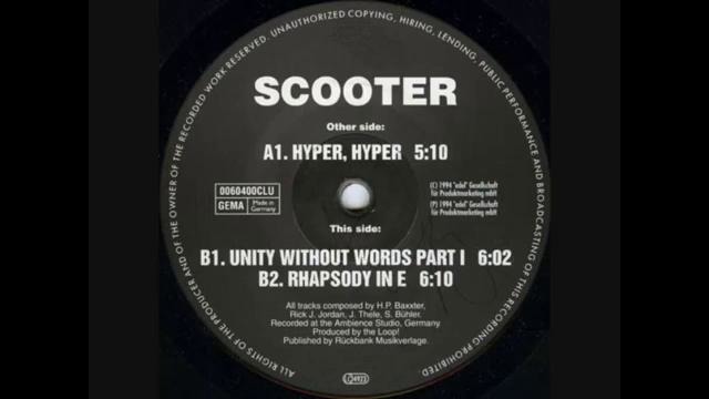 Scooter – Unity Without Words Part 1